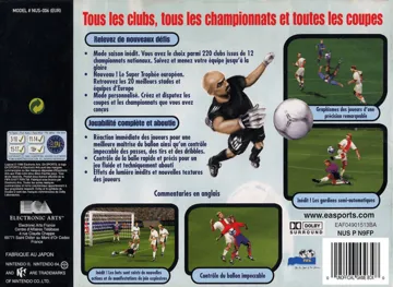 FIFA 99 (Europe) (En,Fr,De,Es,It,Nl,Pt,Sv) box cover back